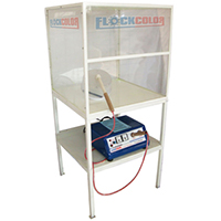 Cabine para flocagem